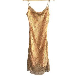 F21 Chiffon Ornate Slip Dress